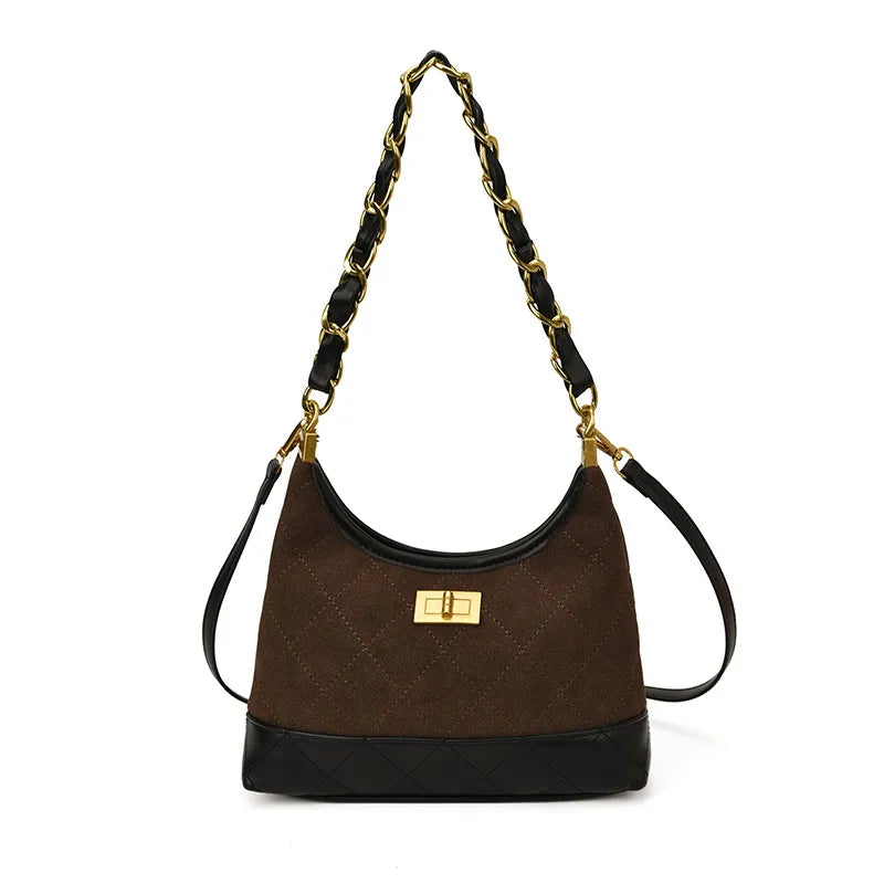 Hobo shoulder bag με δερματίνη λεπτομερείς