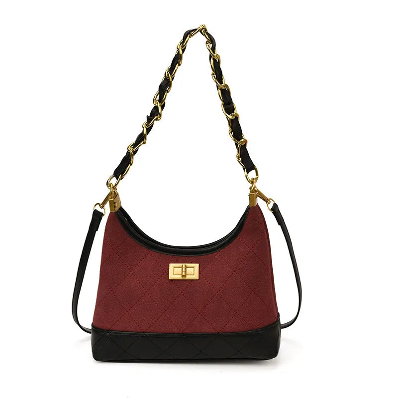 Hobo shoulder bag με δερματίνη λεπτομερείς