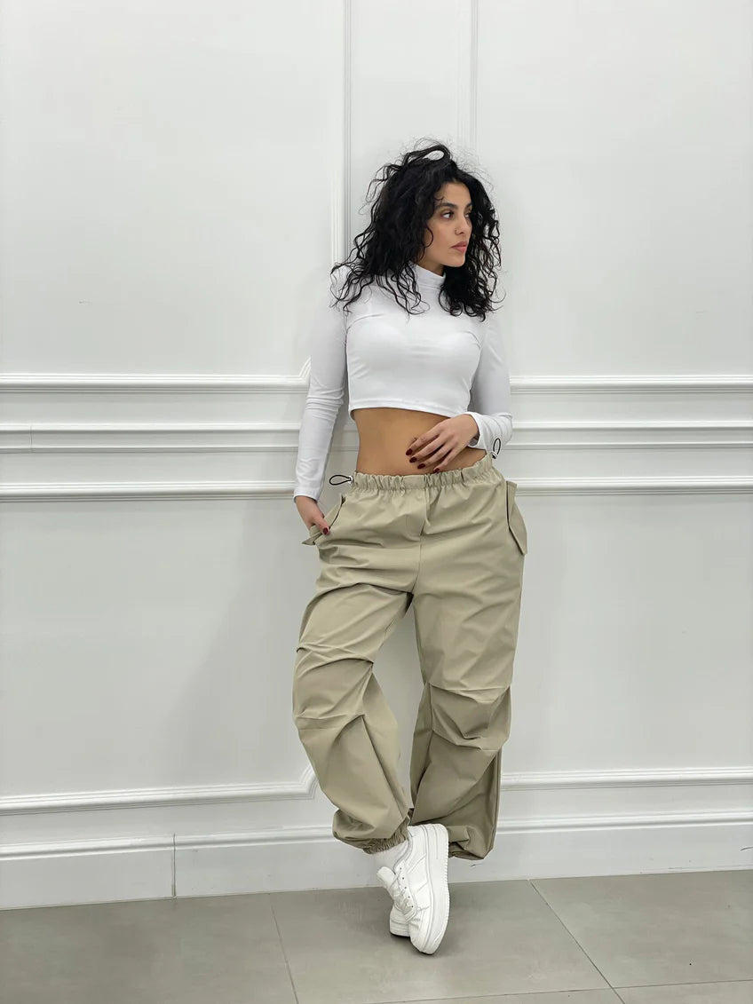 Urban Edge Cargo Pants - Μπεζ