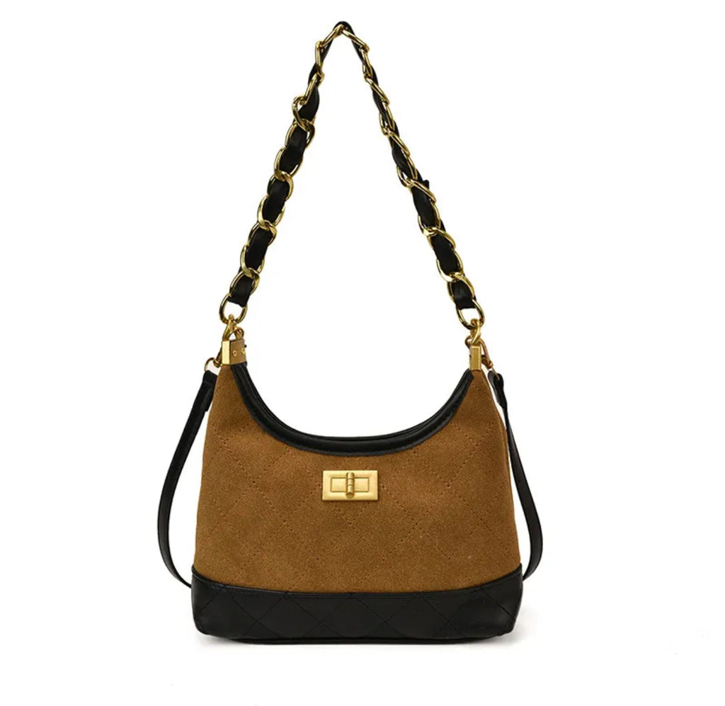 Hobo shoulder bag με δερματίνη λεπτομερείς