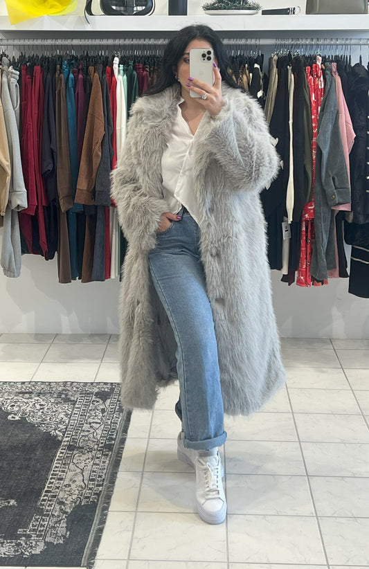 Elegant Touch Faux Fur - Γκρι