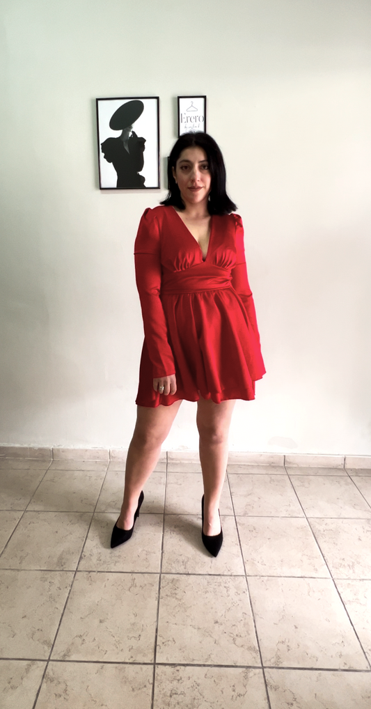 Viola Dress Κόκκινο