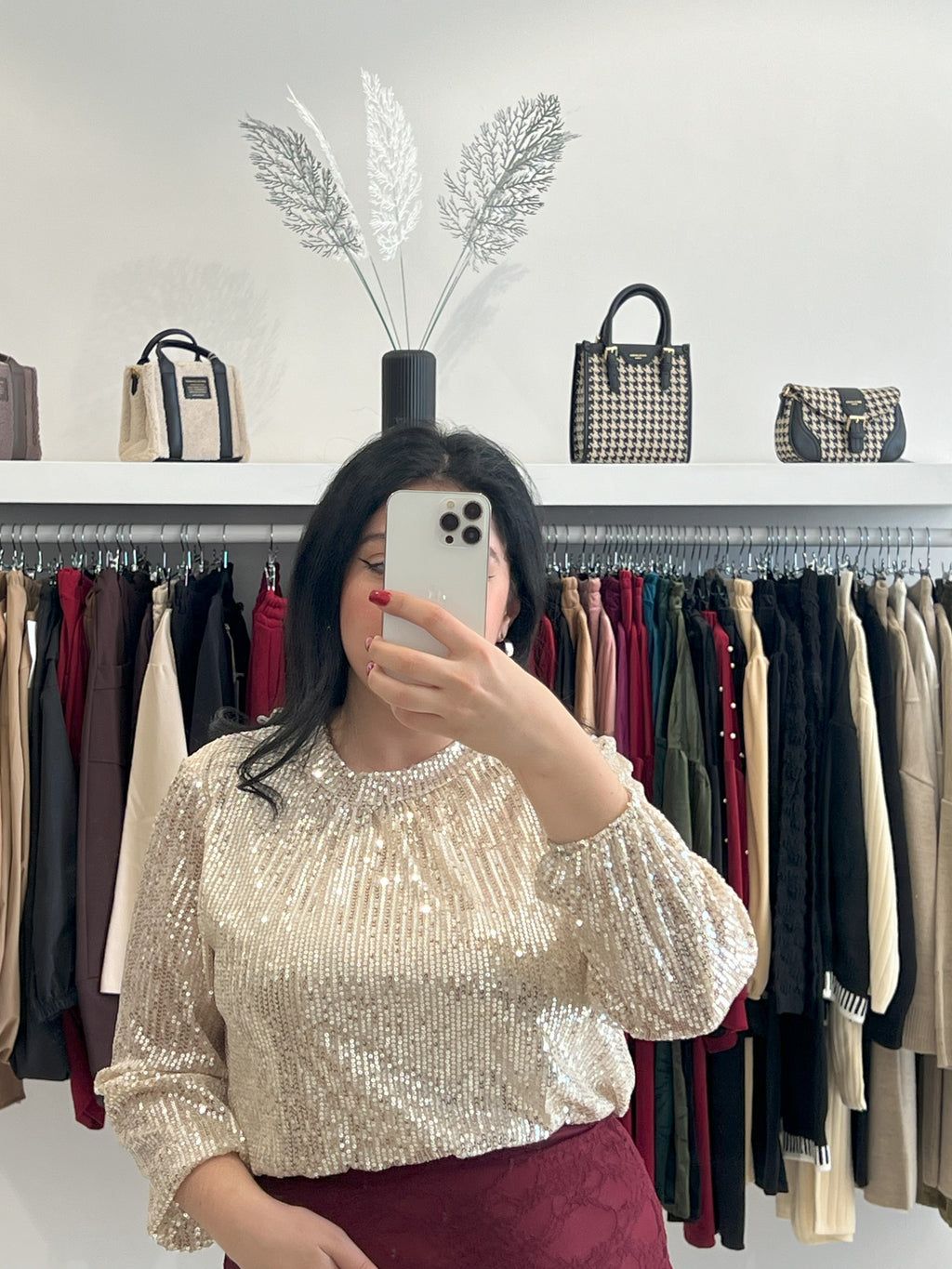 Sparkle Μπλούζα - Χρυσό