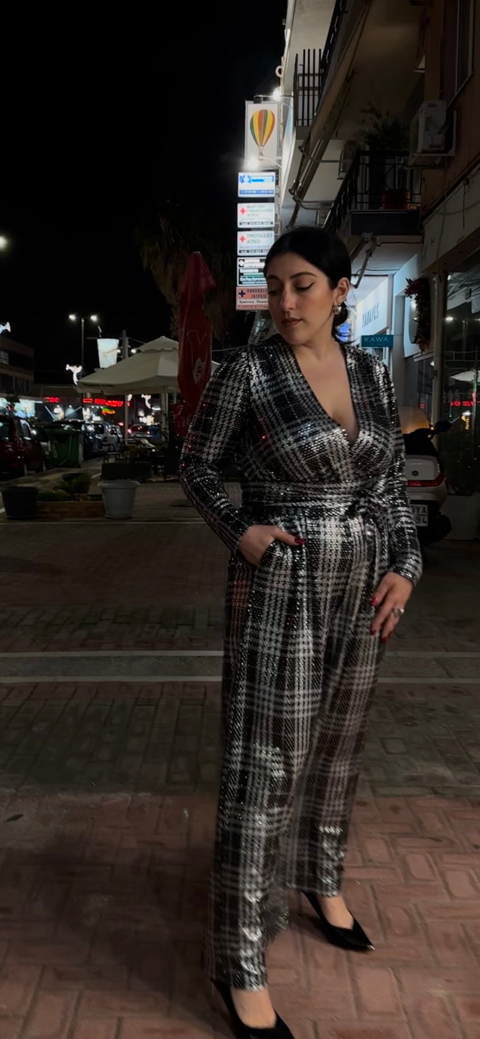 NYE Jumpsuit - Silver