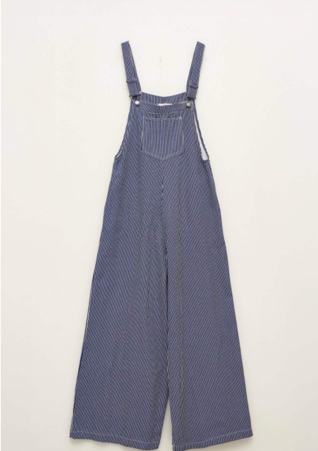 Denim ριγέ LUMINA σαλοπέτα - Μπλε