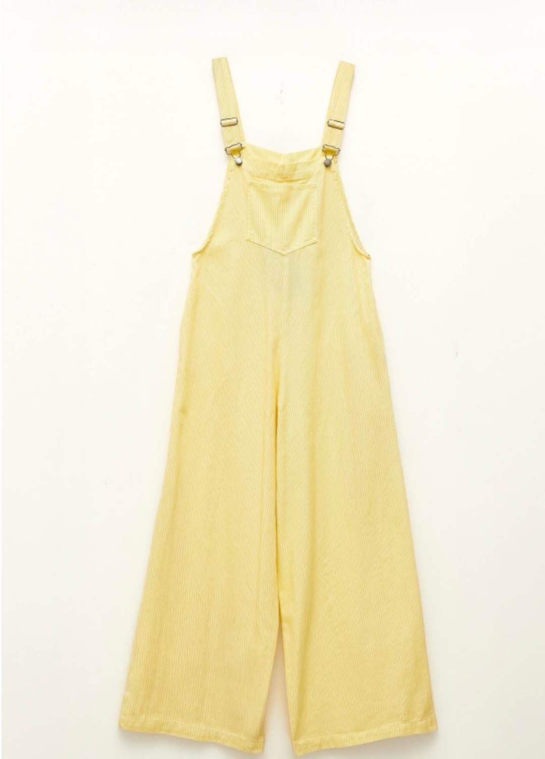 Denim ριγέ LUMINA σαλοπέτα - Κίτρινο